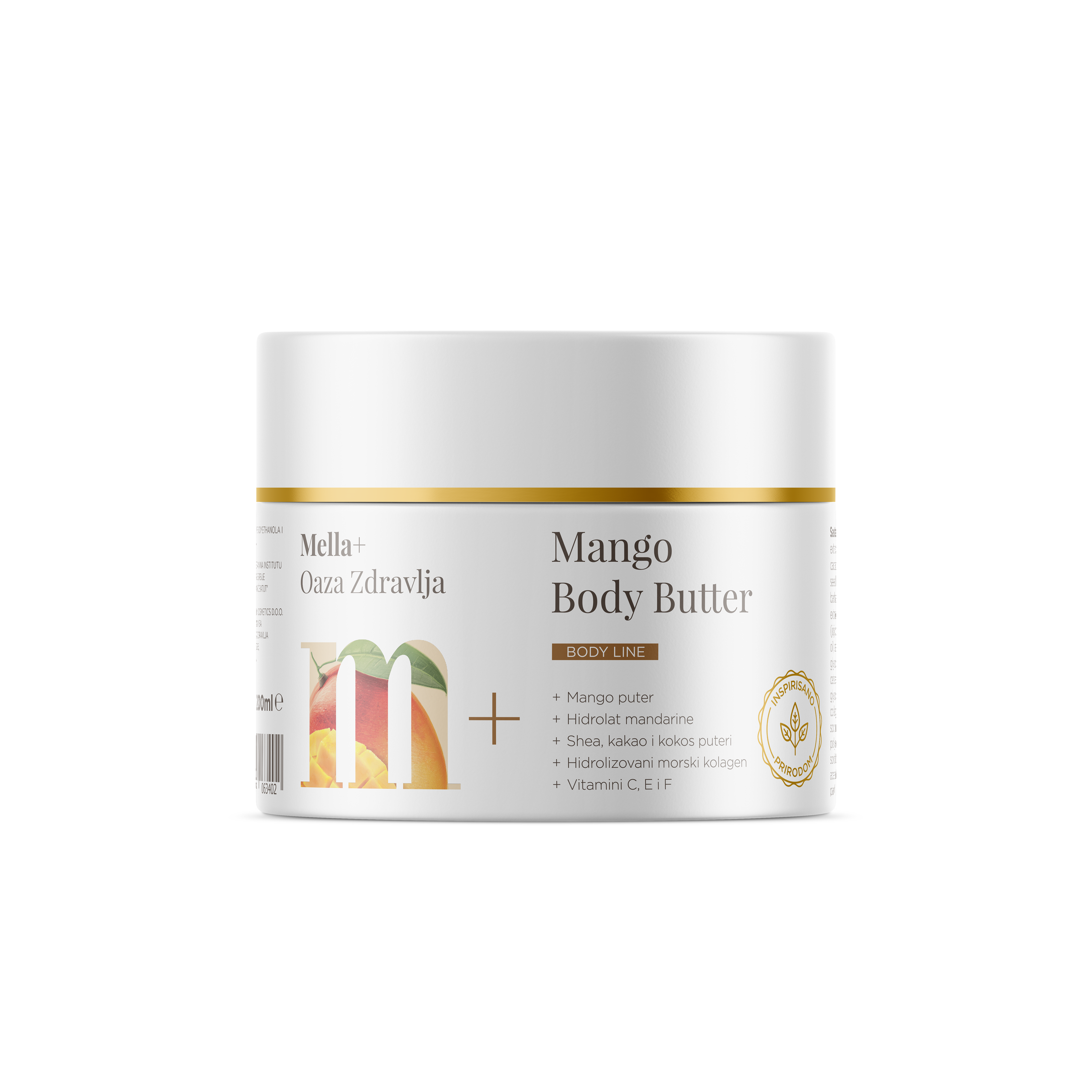 MELLA+ MANGO BODY BUTTER 200ML 