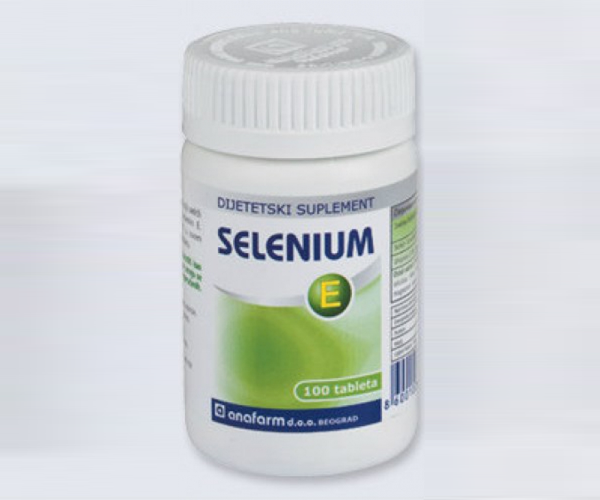 ANAFARM SELENIUM E 100 tableta 