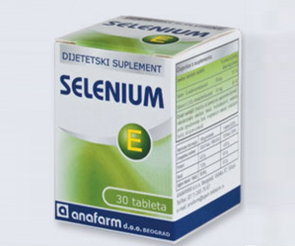 ANAFARM SELENIUM E 30 tableta
