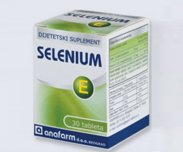 ANAFARM SELENIUM E 30 tableta 