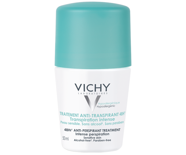 VICHY DÉODORANT ROLL-ON ZA REGULACIJU ZNOJENJA 48H 50 ML 