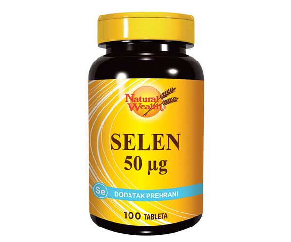 NATURAL WEALTH SELEN tablete 100x50mg 