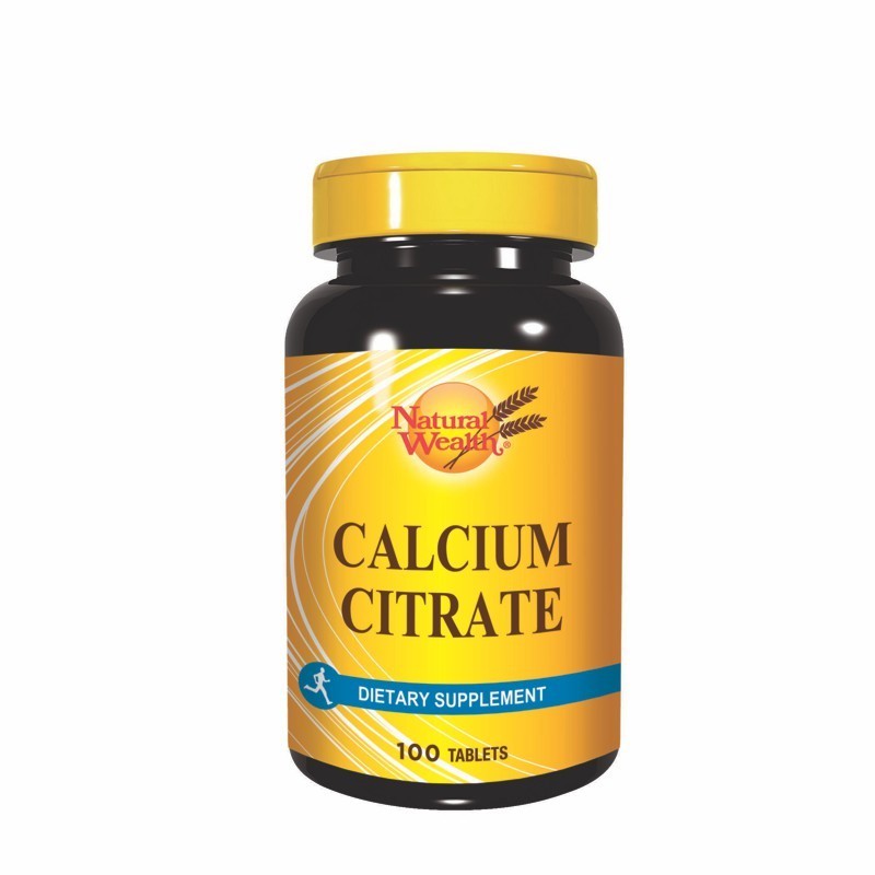 NATURAL WEALTH CALCIUM CITRAT 100 tableta 