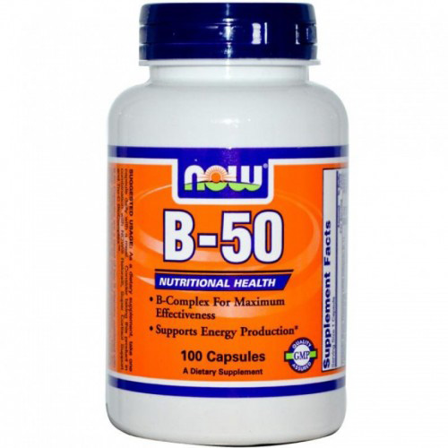 NOW VITAMIN B-50 100 tableta 