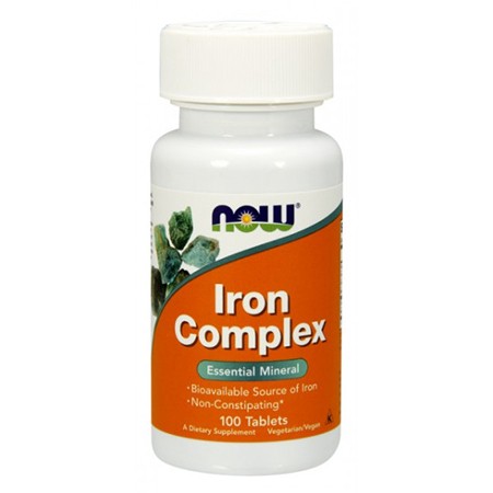 NOW IRON COMPLEX 100 tableta 