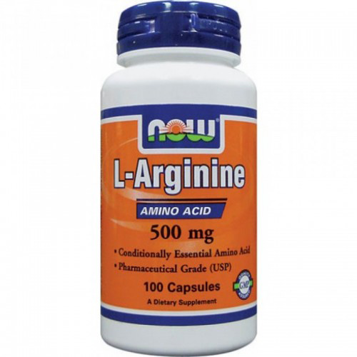 NOW ARGININE kapsule 100x500mg 