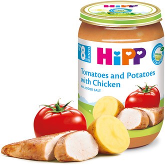 HIPP KAŠICA PILETINA + PARDAJZ + KROMPIR 220g