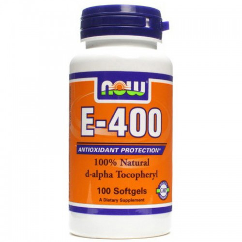 NOW VITAMIN E-400 100 kapsula
