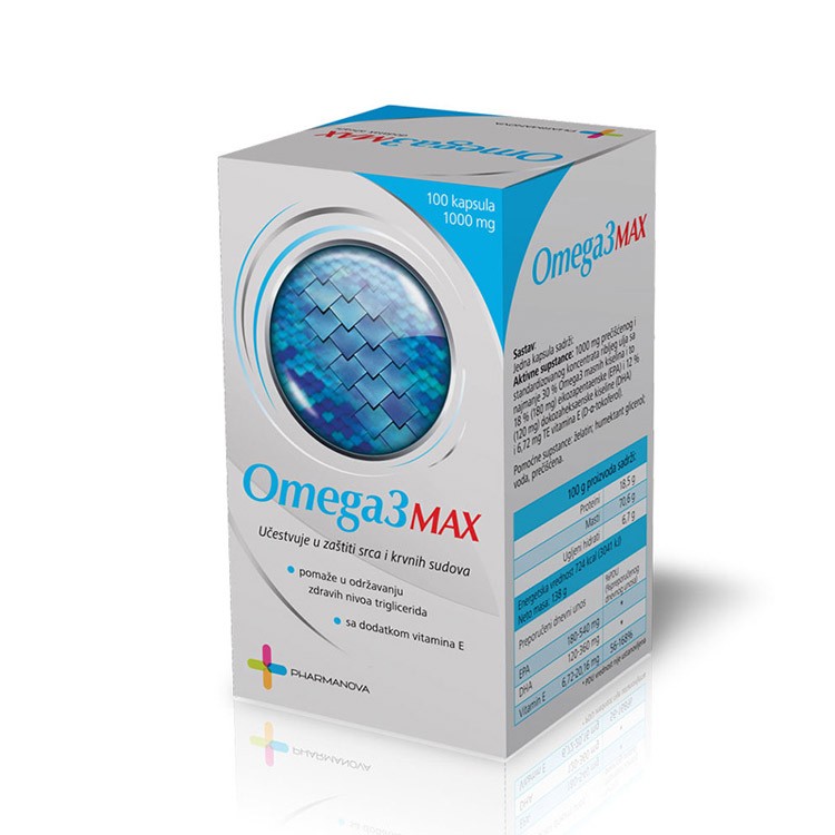 NUTRICEL OMEGA-3 MAX 100 kapsula