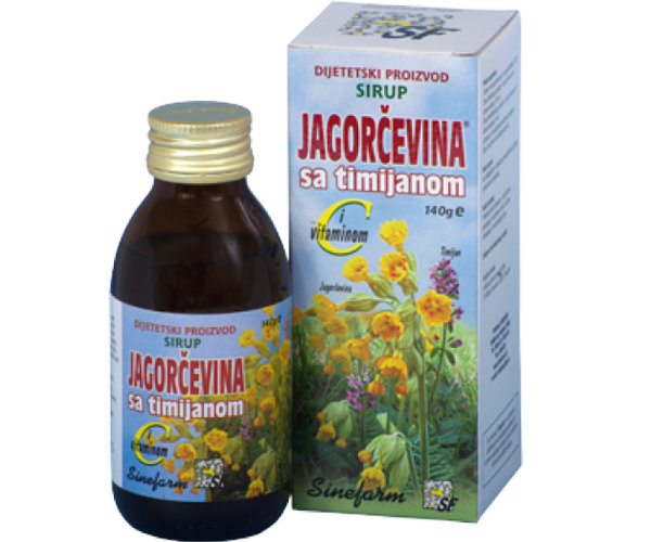 SIRUP JAGORČEVINA + VITAMIN C 140g 