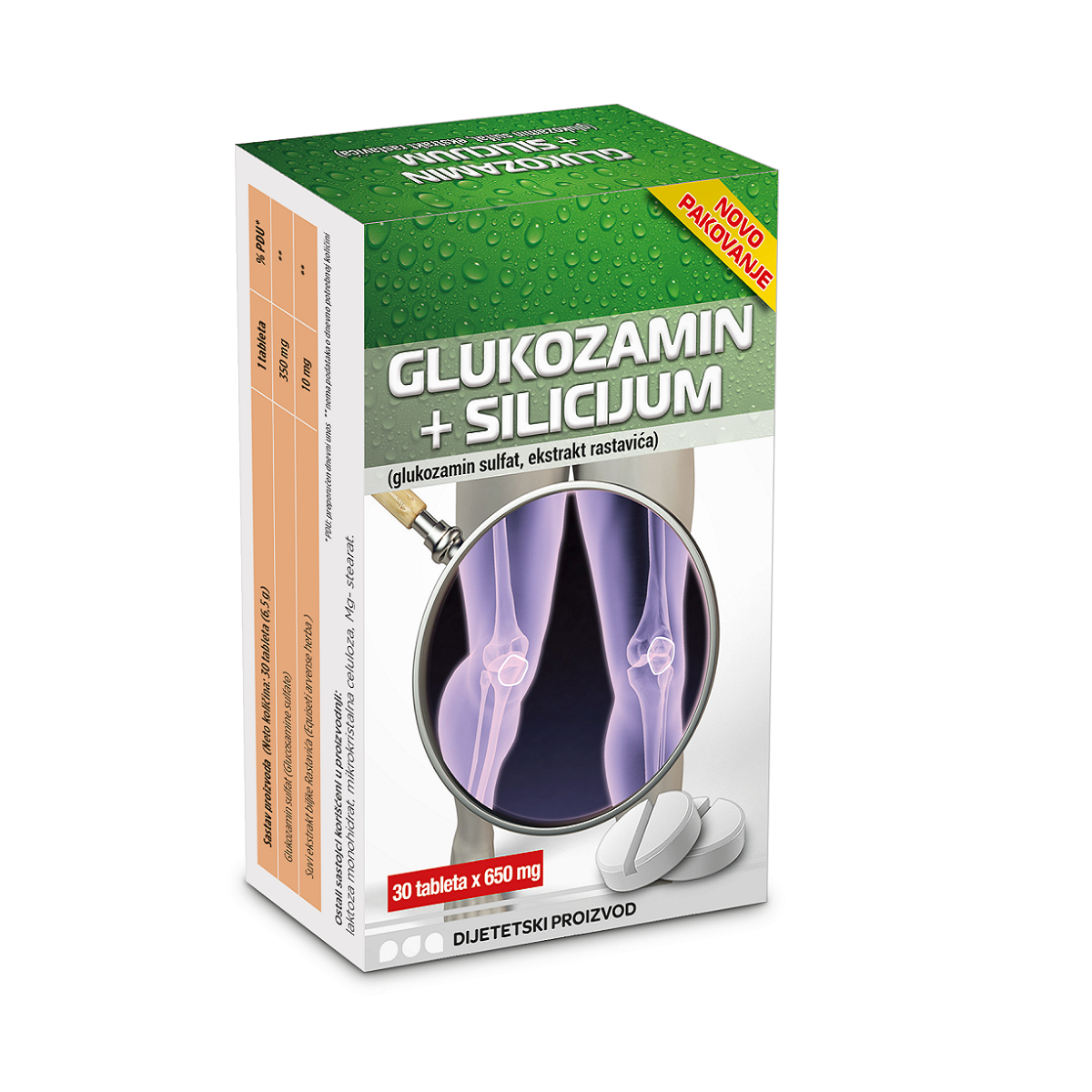 VITALON GLUKOZAMIN + SILICIJUM 30 tableta