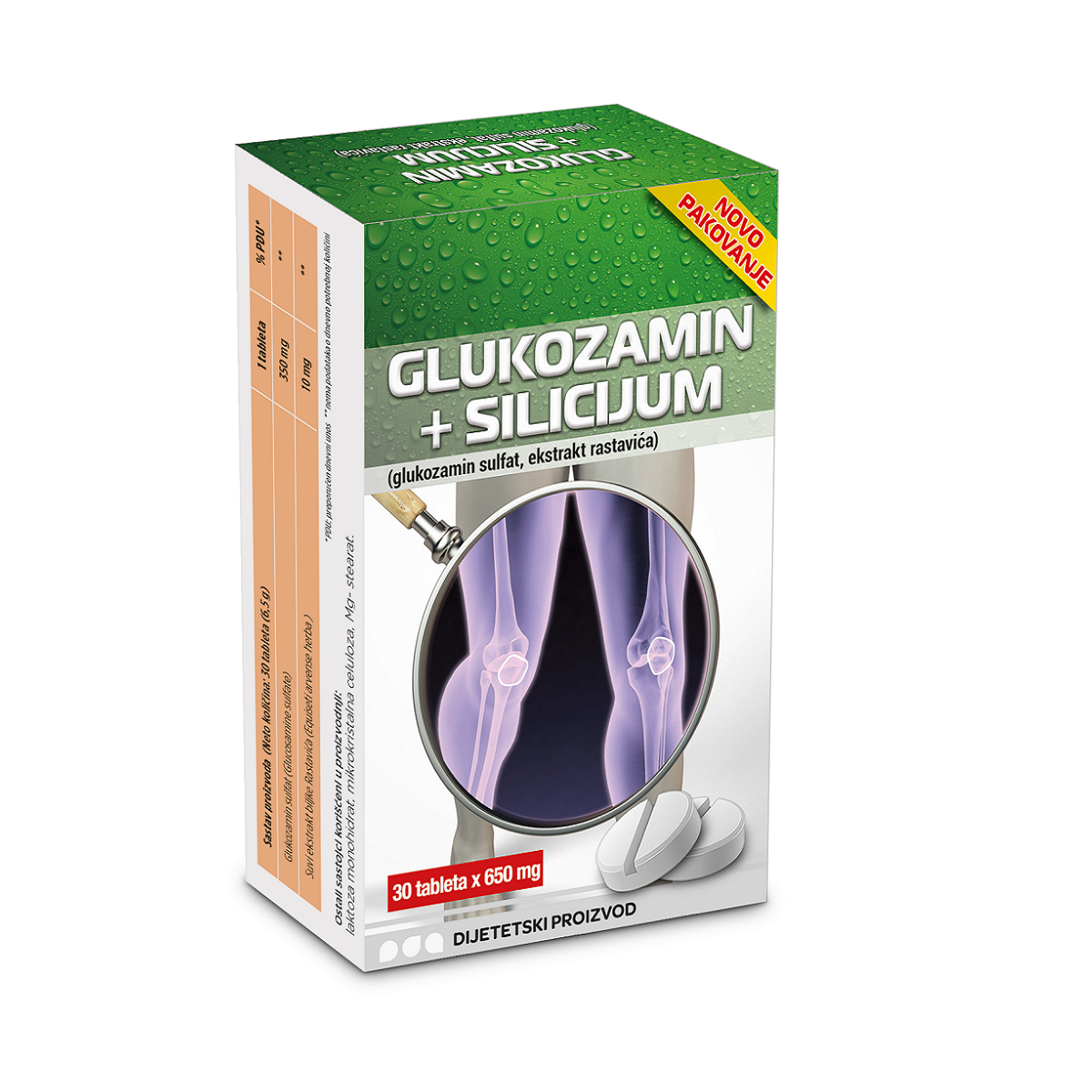 VITALON GLUKOZAMIN + SILICIJUM 30 tableta 