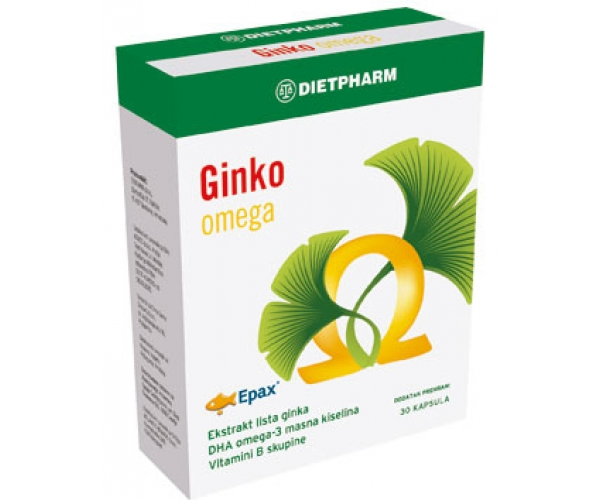 DIETPHARM GINKO OMEGA + B COMPLEX 30 kapsula 