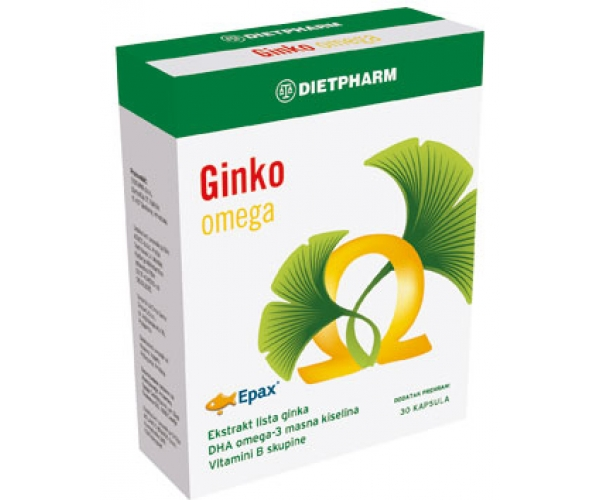 DIETPHARM GINKO OMEGA + B COMPLEX 30 kapsula