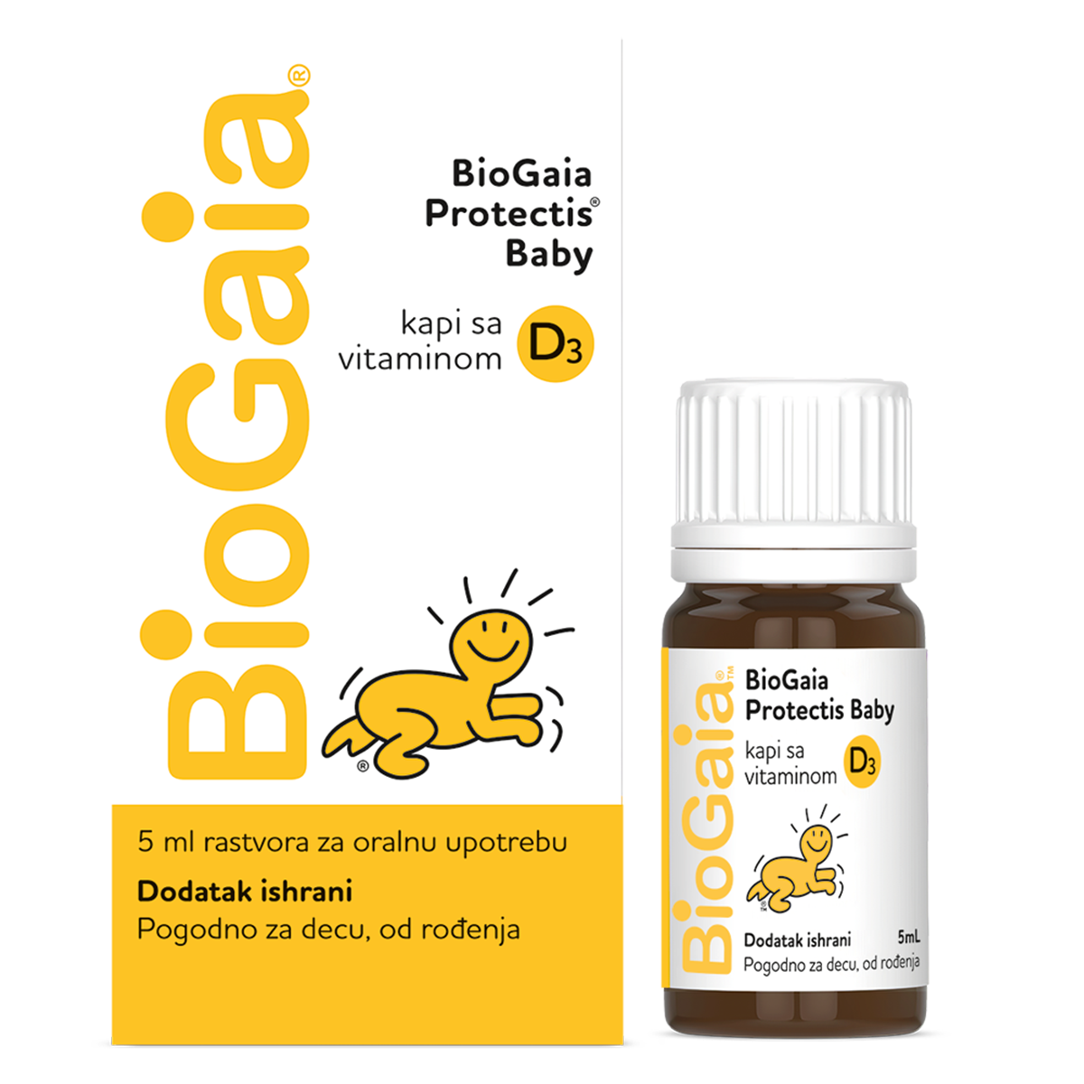 BIOGAIA KAPI SA VITAMINOM D3 5ml 