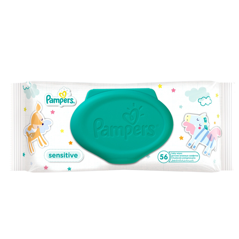 PAMPERS VLAŽNE MARAMICE SENSITIVE 56 kom. 