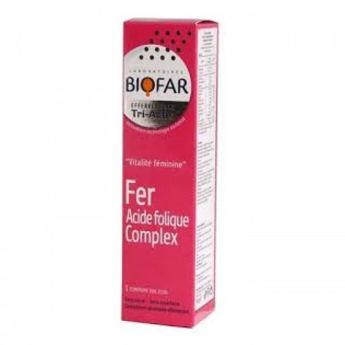 BIOFAR-GVOŽĐE + FOLNA KISELINA COMPLEX 15 šumećih tableta