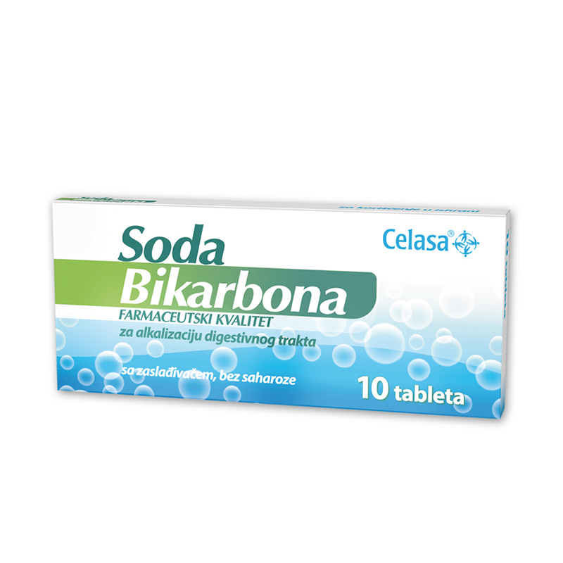 CELASA SODA BIKARBONA 10 tableta 