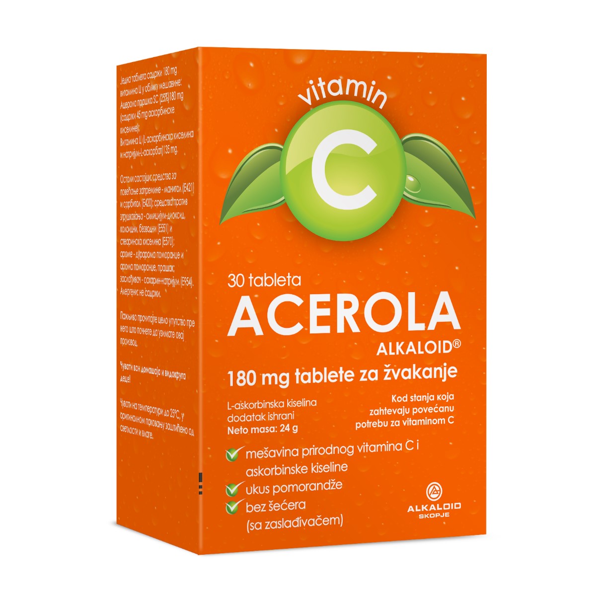 ACEROLA tableta 30x180 mg 