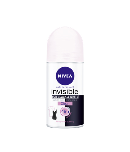NIVEA DEO ROLL-ON BLACK&WHITE CLEAR 