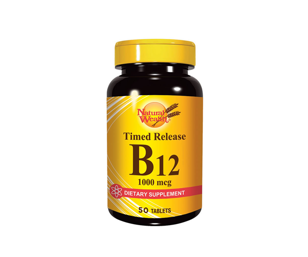 NATURAL WEALTH VITAMIN B12 tablete 50x1000mcg 