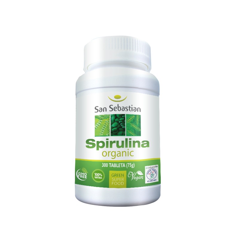 SPIRULINA ORGANIC 300 tableta 