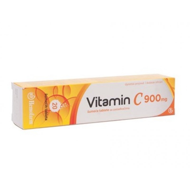 VITAMIN C ŠUMEĆE TABLETE 20x900mg