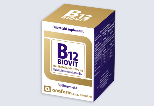 B12 BIOVIT 30 tableta 