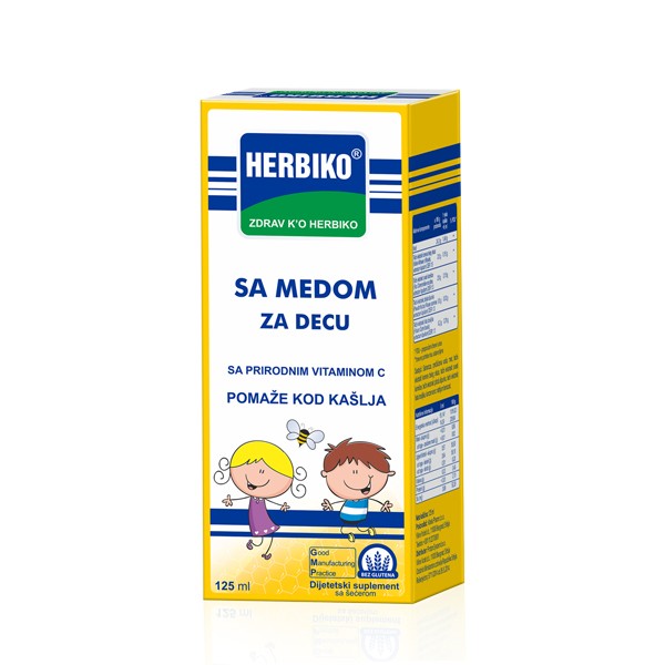 HERBIKO SIRUP SA MEDOM ZA DECU 125 ml 