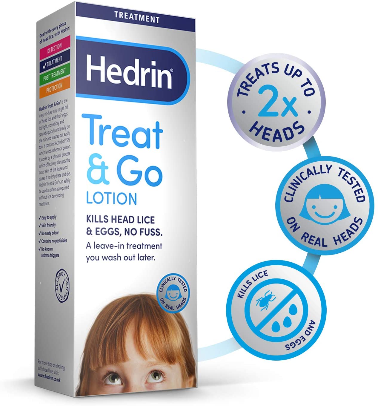 HEDRIN TREAT&GO LOSION 50ML 