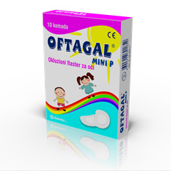 OFTAGAL MINI P FLASTER ZA OČI