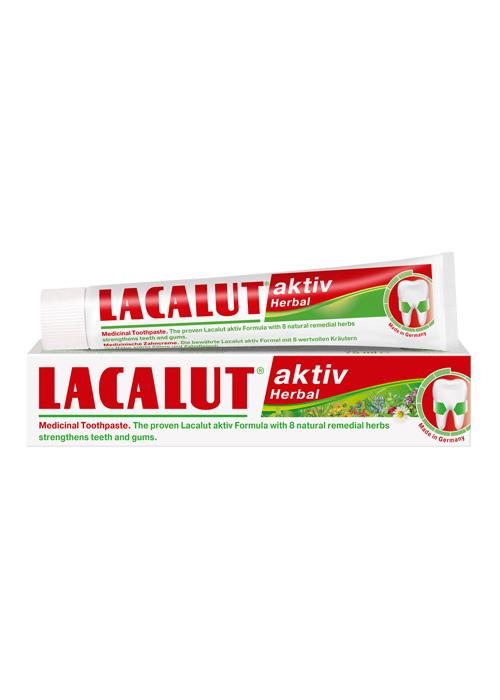 PASTA LACALUT ACTIV HERBAL 75 ml 