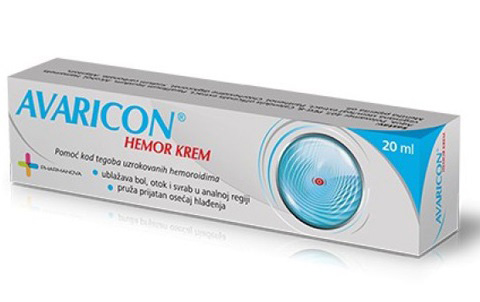 AVARICON HEMOR KREMA 20ml 