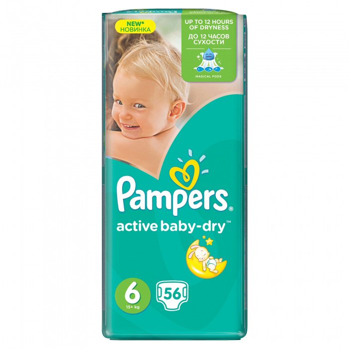 PAMPERS PELENE BR.6 56 kom.