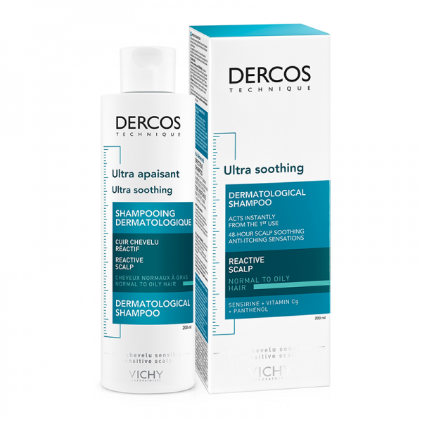 VICHY DERCOS SMIRUJUĆI ŠAMPON ZA OSETLJIVO MASNO VLASIŠTE 200 ML