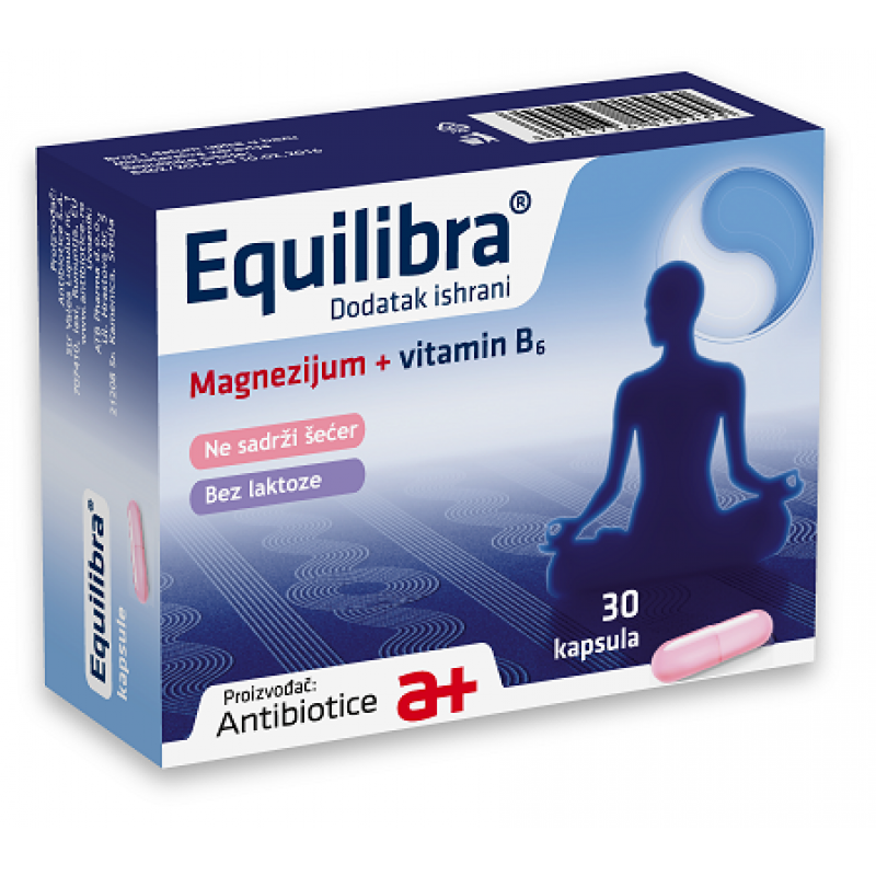 EQUILIBRA Mg + B6 30 kapsula 