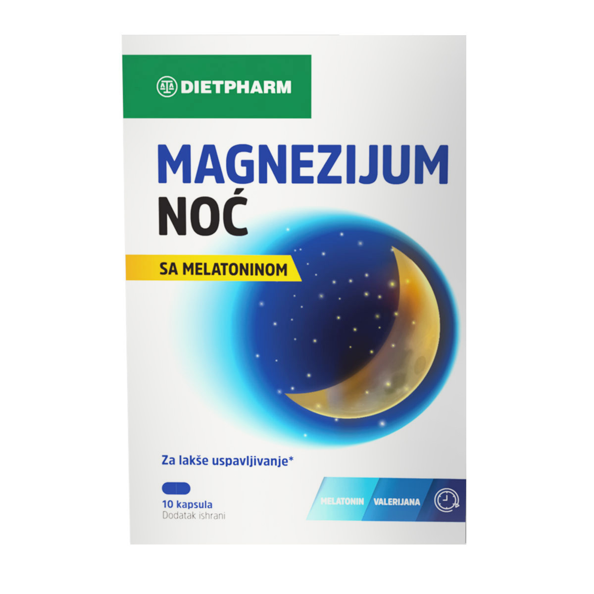 DIETPHARM MAGNEZIJUM NOĆ 10 kapsula 