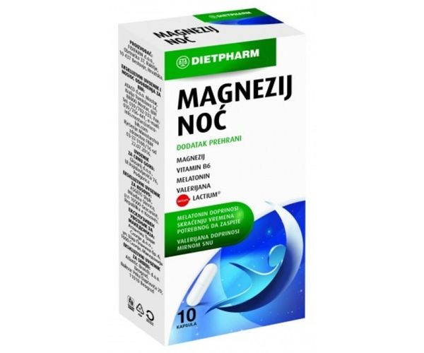 DIETPHARM MAGNEZIJUM NOĆ 10 kapsula 