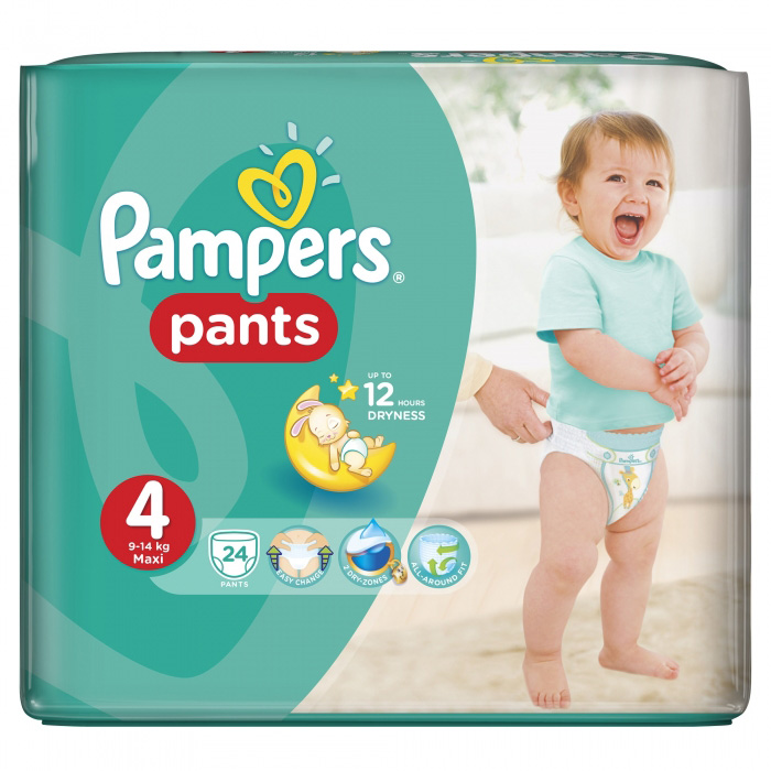 PAMPERS PANTS BR.4 9-14Kg A24 