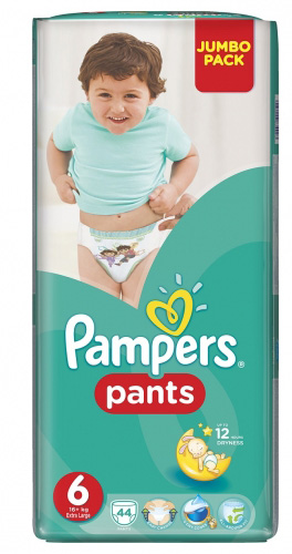 PAMPERS PANTS BR.6 44 kom. 