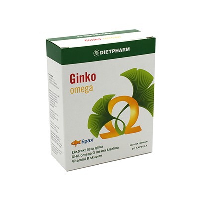 DIETPHARM GINKO OMEGA + B COMPLEX -  AKCIJA 4+1 