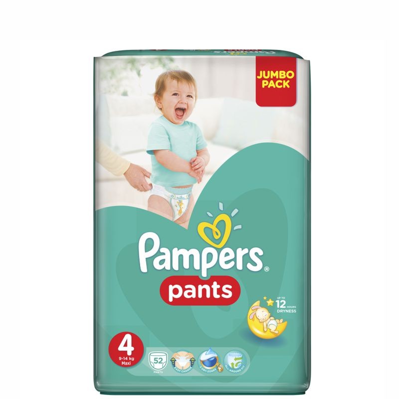 PAMPERS PANTS BR.4 52 kom. 