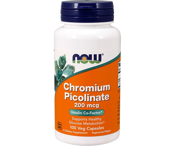 NOW CHROMIUM PICOLINATE kapsule 100x200mcg 