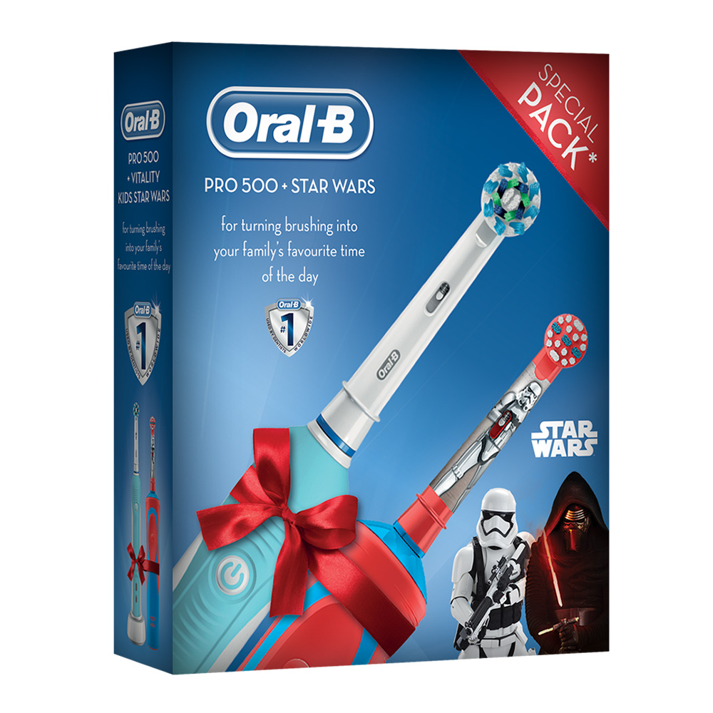 ORAL-B ELEKTRIČNA ČETKICA PRO 500 + KIDS STAR WARS