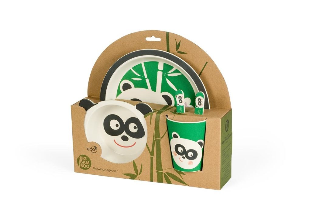 BIGBAMBOO SET ZA JELO PANDA BB102-2