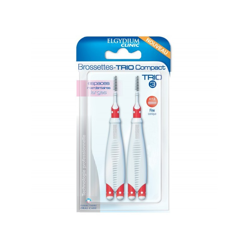 ELGYDIUM TRIOCOMPACT 3 INTERDENTALNE ČETKICE