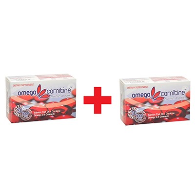 OMEGA CARNITIN kapsule 30x1000mg - AKCIJA 1+1 