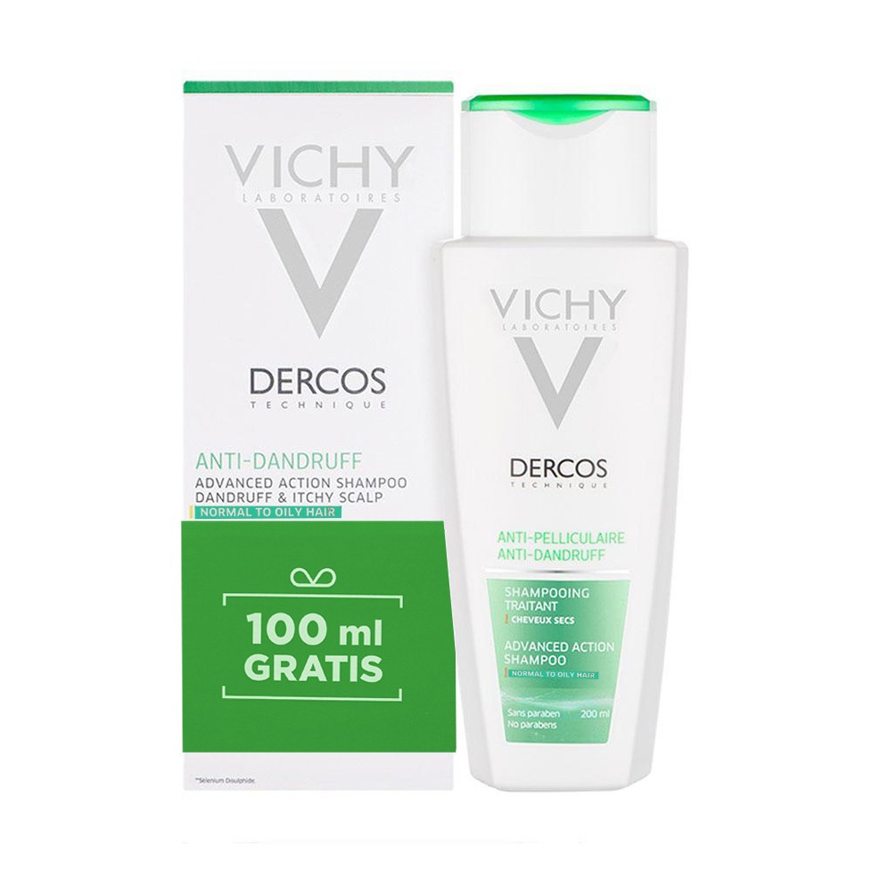 VICHY DERCOS ŠAMPON PROTIV PERUTI za normalnu ili masnu kosu - PROMO 400ml 