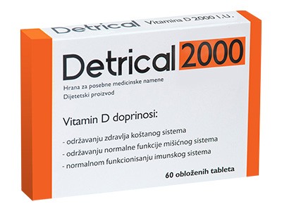 DETRICAL 2000 60 tableta 