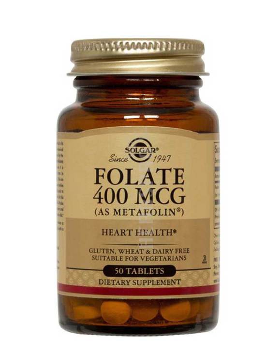 SOLGAR FOLAT 400MCG 50 TABLETA 